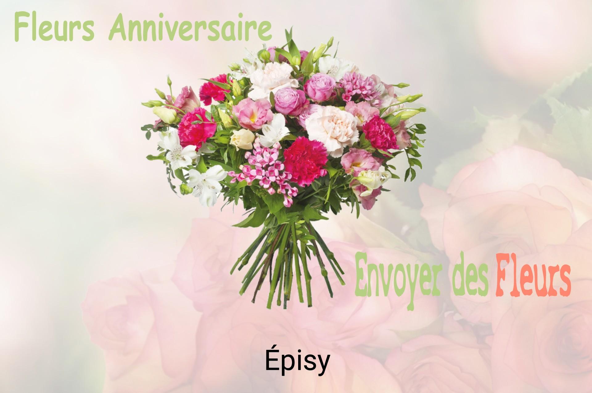 Bouquet de fleurs d’anniversaire livré à Épisy